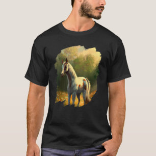 T-shirt Horse Painting Vintage