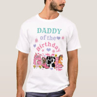 Horse Party Papa of the Birthday Girl Rodeo Cowgir