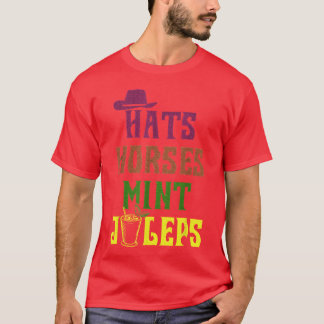 T-shirt Horse Racing Casquette Horses et Jus de Menthe Der