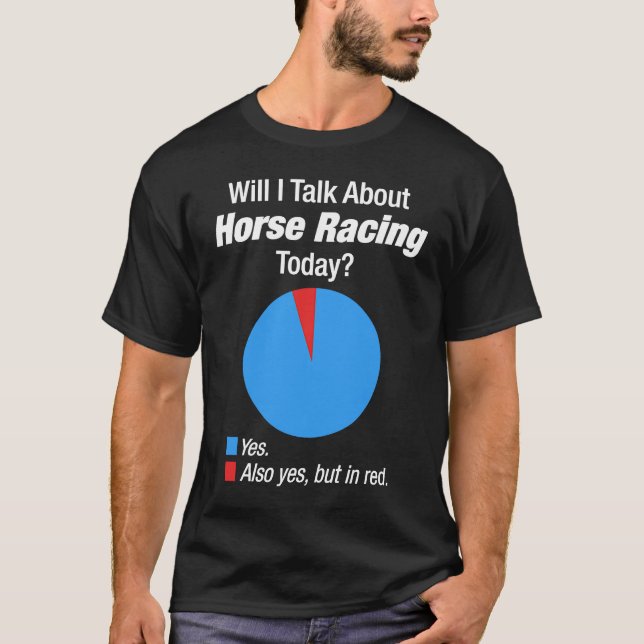 T-shirt Horse Racing  Obsessed (Devant)