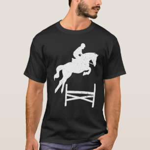 T-shirt Horse Show Jump Front Equestre Showjumping Compe