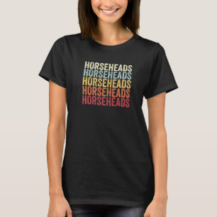 T-shirt Horseheads New York Horseheads NY Rétro Vintage Te
