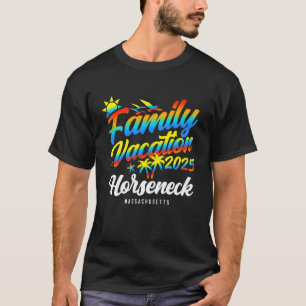 T-shirt Horseneck Massachusetts Vacances en famille S