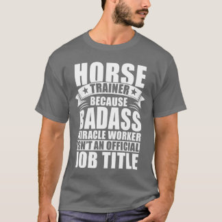T-shirt Horserainer Jobitle Horserainer fille
