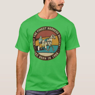 T-shirt HorsesrottingConducteurs nés en 1966 Anniversaire 