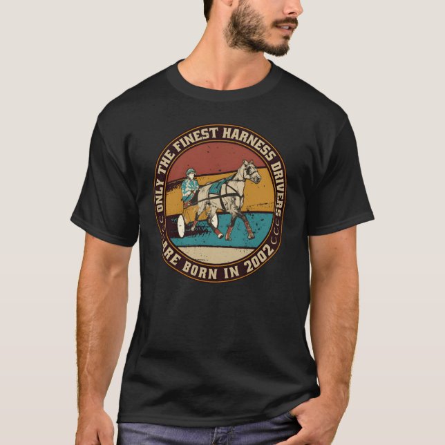 T-shirt HorsesrottingPilotes nés en 2002 Anniversaire vint (Devant)