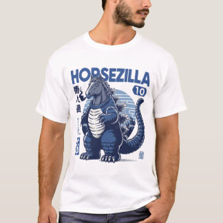 T-shirt Horsezilla Shirt | Giant Monster Horse Art | Epic