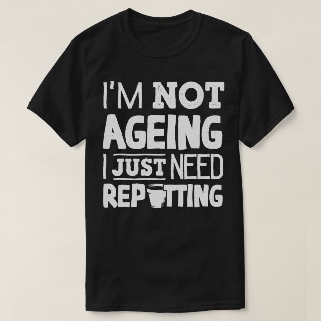 T-shirt Horticulteur Horticulteur Jardinage Je ne suis pas (Design devant)