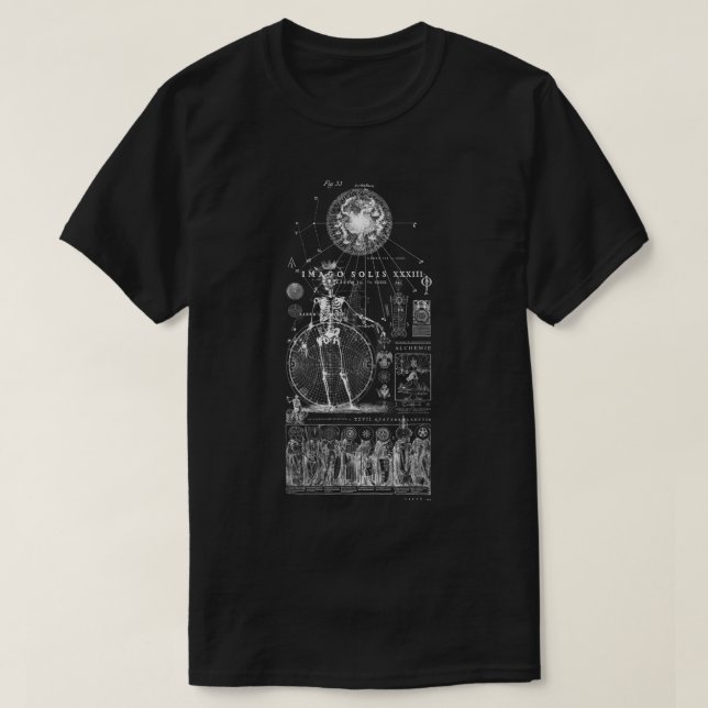T-shirt HORUS - Amun Ra - Solaire - Soleil Dieu Alchimie - (Design devant)