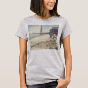 T-shirt Hospice et phare, Honfleur par Georges Seurat