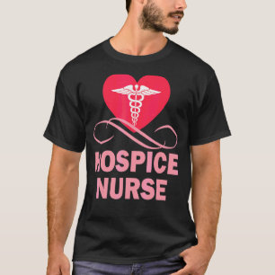 T-shirt Hospice Nurse Love Heart Imprimer Idée mignonne Ur
