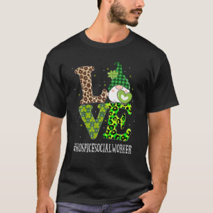 T-shirt Hospice Social Worker Love Jour de la Saint Patric