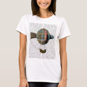 T-shirt Hot Air Balloon With Tail Feather