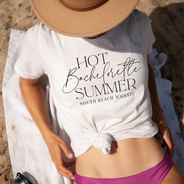 T-shirt Hot Bachelorette été personnalisé Bachelorette fêt (Créateur téléchargé)