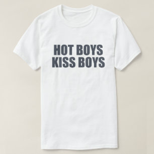 T-shirt Hot Boys Kiss Boys Vêtements de fierté LGBTQ+