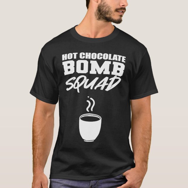 T-shirt Hot Chocolate Squad Bartender (Devant)