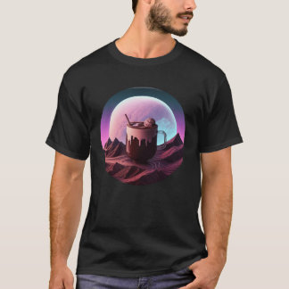 T-shirt Hot Chocolate Synthwave 80s Retrowave Aesthetic