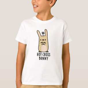 T-shirt Hot Cross Bunny Funny Angry Rabbit Pun