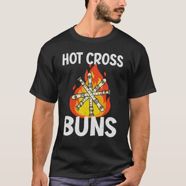 T-shirt Hot Cross Buns  Womens Hot Cross Buns pattern for  (Devant)