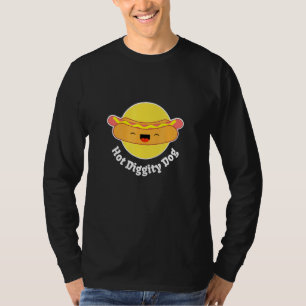 T-shirt Hot Diggity Chien Happy Hot Chien Dit