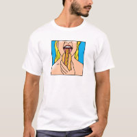 Hot-dog de Madame Eating
