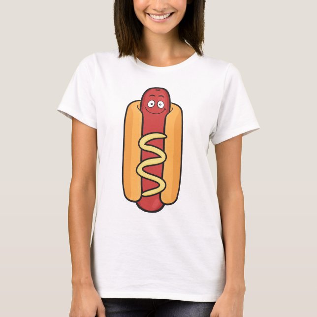 T-shirt Hot-dog Emoji (Devant)