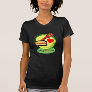T-shirt Hot-dogs et ketchup