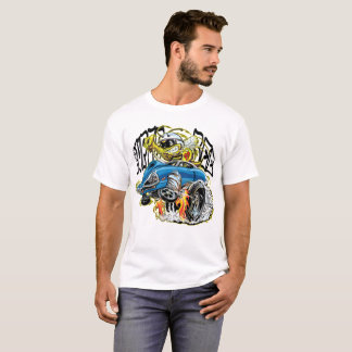 T-shirt Hot rod d'abeille de monstre