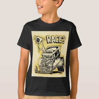 T-shirt hot rod veut faire une course de monstre dessin an