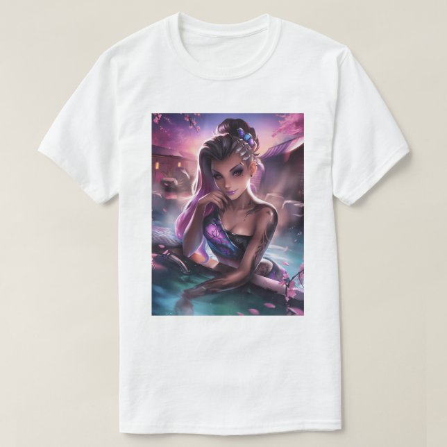 T-shirt Hot Spring Sombra 20 (Design devant)