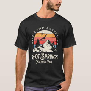 T-shirt Hot Springs Arkansas Nature Randonnée Montagnes Ex