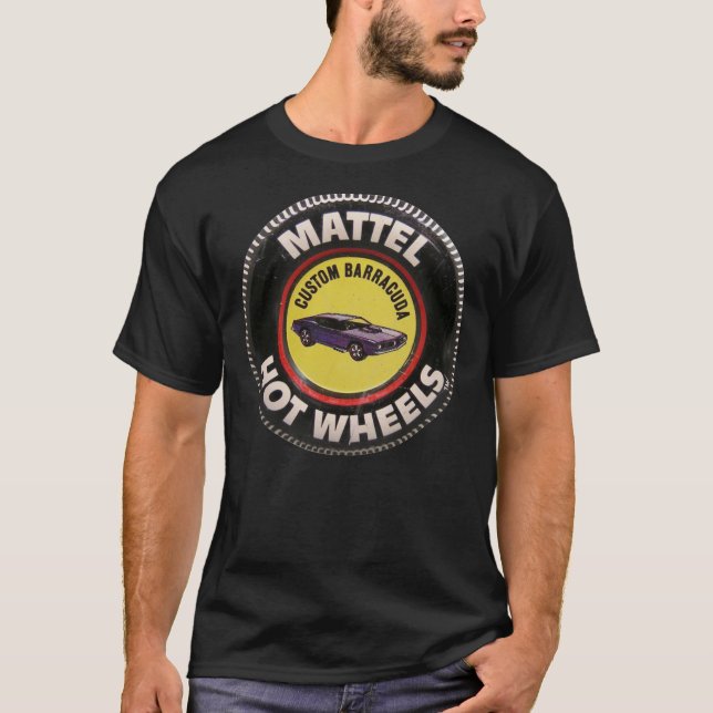 T-shirt Hot Wheels & quot;Custom Barracuda&quot; Ligne B (Devant)