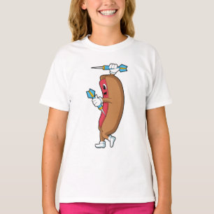 T-shirt Hotdog à Darts avec Dart.PNG