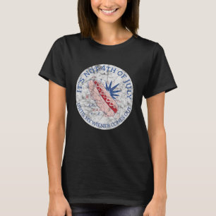 T-shirt Hotdog Ce n'est pas 4 juillet jusqu'à ce que mon W