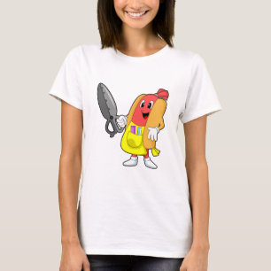 T-shirt Hotdog comme coiffeur avec ciseaux