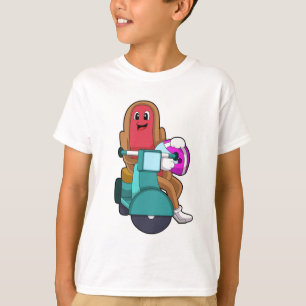 T-shirt Hotdog en vélo avec Scooter.PNG