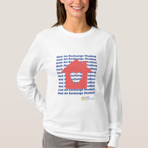 T-shirt Hôte Un Étudiant En Échange - Femmes Long Sleeve