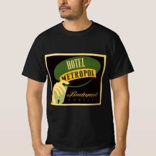 T-shirt Hôtel Metropol Budapest Hongrie Chapeau de groom
