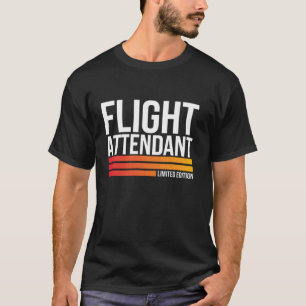 T-shirt Hôtesse de l'Air Édition Limitée Retraite Femmes 
