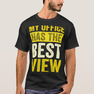 T-shirt Hôtesse de l'air Pilote Mon Bureau A La Meilleure