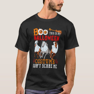 T-shirt Hou Hou Voici Mon Costume D'Halloween Trois Chevau