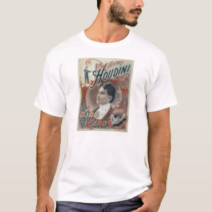 T-shirt Houdini, roi de publicité de cru de carte