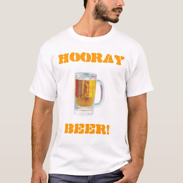 T-shirt hourra bière (Devant)