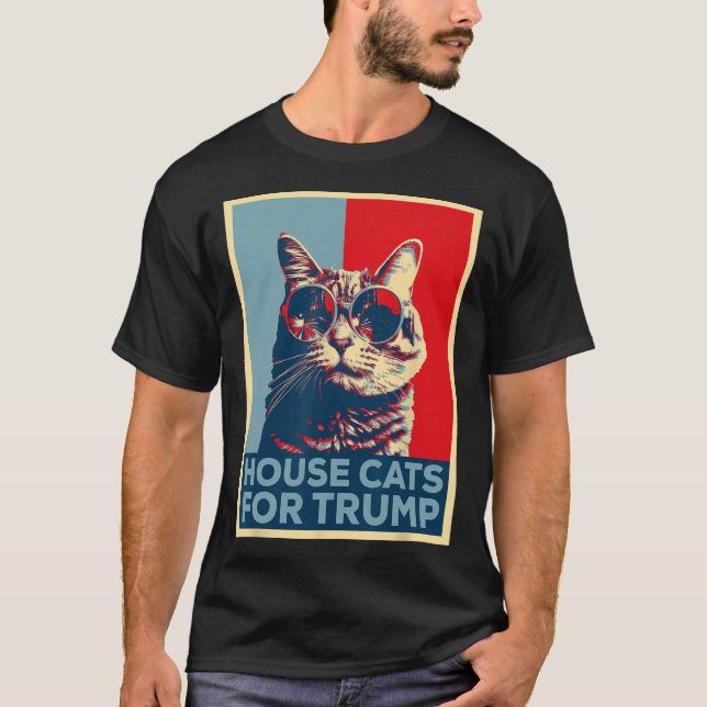 T-shirt House Cats For Trump 2024 (Devant)