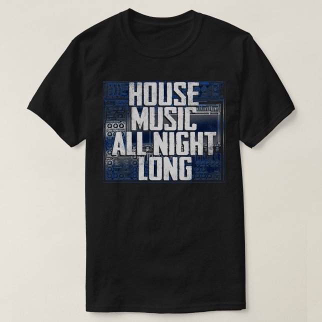 T-shirt House Music8 (Design devant)