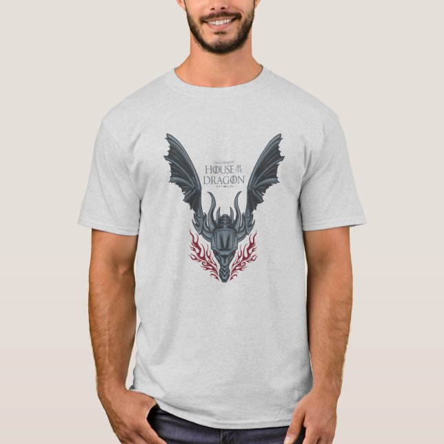 T-shirt HOUSE of the Dragon | Fire-Breathing Dragon Head (Devant)