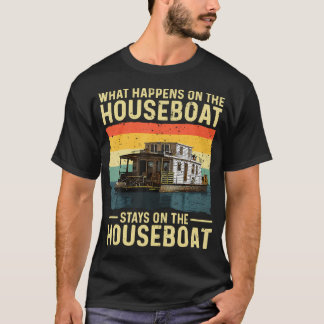 T-shirt Houseboat House Boat Captain Houseboat