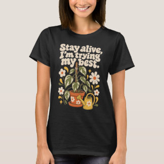 T-shirt Houseplant Lover Funny Gardener Shirt