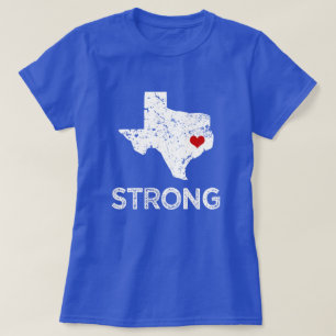T-shirt Houston fort, ouragan Harvey disant les femmes