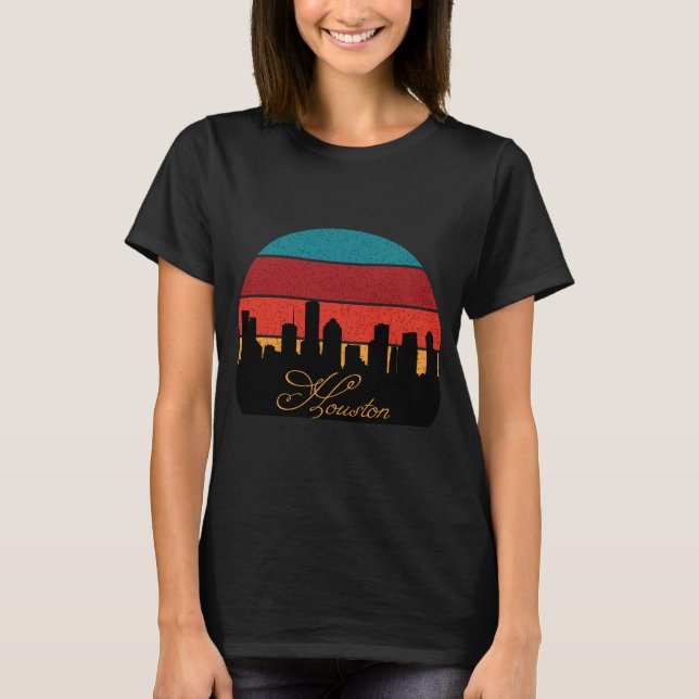 T-shirt Houston, Silhouette (Devant)